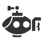 Holiday Submarine Tourism SVG Icon